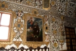 Nave painting, St. Dominic with Our Lady of the Rosary