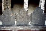 Lesser cloister, pre-Hispanic reliefs