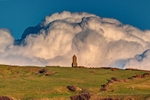 z4022 Evening Cloud Mountains over St Catherine's Oratory