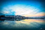 Blue Hour reflections Malahide Marina