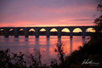 Railroad Bridge before sunrise