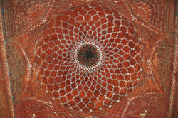 Ceiling of side building  of the Taj Mahal Agra