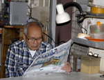 Catching up with the news Hong Kong