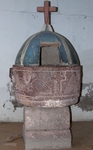Santiago, baptismal font