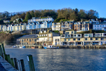 Early morning after a misty start at Looe
