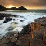 Stormy Causeway Sunset