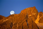 Moonset at Sunrise, Mount Humphreys