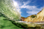 w018 Summer Surf, Watcombe Bay