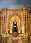 San Agustín, nave chapel altar, La Soledad altar, central panel