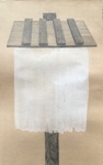 Betty Gannon, Untitled 18, Mixed Media on Paper 38cm x 23cm