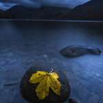 Autumn blue hour on Wastwater