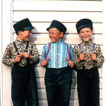 Young Hutterite boys, Alberta, Canada
