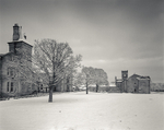 Black & White Photograph of High Royds Menston