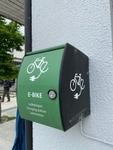 Norway Andalsnes centre shops  E bike charger