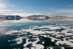 Fjord ice in Svalbard