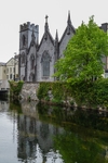 Abbey beside Galway canal