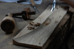 Hand Carving The Drawer Front
