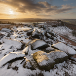 Winter Sunshine Curbar Edge