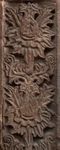 Façade portal, left pilaster relief