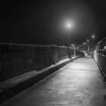 Otley Bridge with Cantilevered Footbridge (square format)
