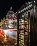 Telephone box outside St Paul's Cathedral