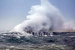 Big Wave on Port St Mary Breakwater