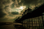 Eastbourne Pier in  Shade 1928