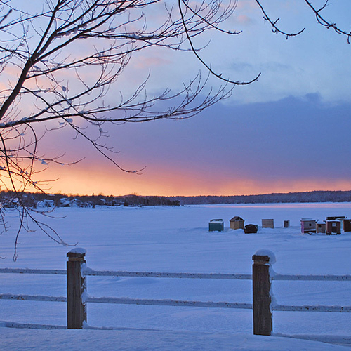 Sundown along the Kennebecasis @ Renforth, New Brunswick.