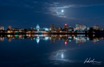 Full Moon over Harrisburg
