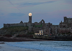 Supermoon And Peel Castle