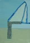 Stability Series 5, Acrylic on Canvas, 12.5cm x 17.5cm