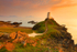 Twr Mawr Lighthouse, Llanddwyn Island at Sunset.   Ref 9310b
