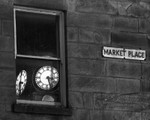 Otley Clock Reflection