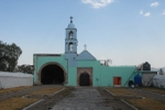 San Pedro La Paz, Hidalgo, San Pedro Apóstol, façade & capilla abier