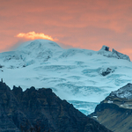 Dawn Colours Over Hvannadalshnúkur, Vatnajökull, Iceland