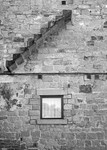 Black and White Abstract Ackroyd's Mill Otley