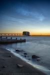 ab656 Noctilucent clouds at Bembridge Lifeboat Station