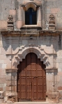 La Purísima Concepción, façade portal & choir loft window