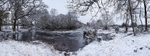 Puddletown Snow Panorama, Dorset - January 2013