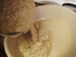 Irish Bread into the pan