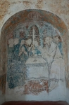 Lower walk testera mural, Joseph holding Christ Child