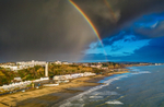 z3715 Winter Showers, Shanklin Beach