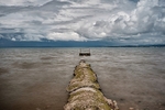 Storm coming in at Hest Bank Morecambe.