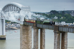 Tornado crossing Royal Albert Bridge