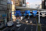 Japan Osaka Japan Umeda district road underpass