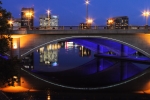 Columbus from Goodale Park at Night
