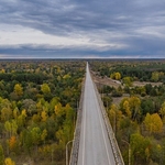 Road out of Pripyat