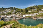 No stock PO08 - Polperro from the Coast Path