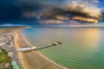 z4362 Stormy Skies over Sandown Bay