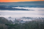 z4115 Morning Fog over Shanklin